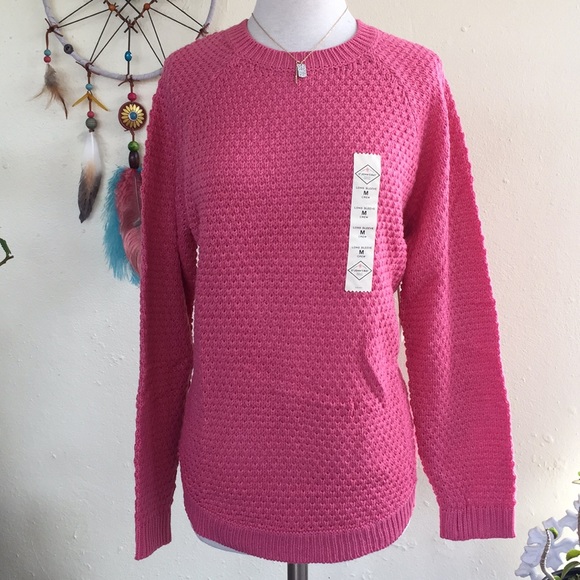 Pink Crew Neck Sweater - Picture 2 of 8